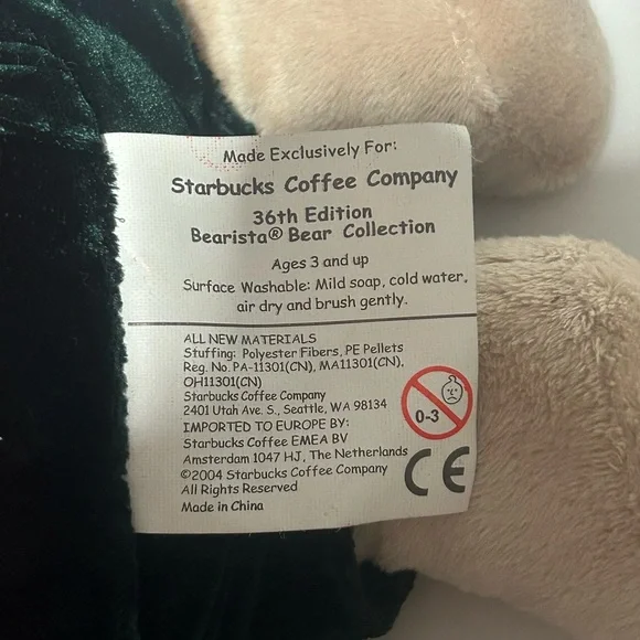 2004 Starbucks Christmas Barista Bear - Picture 5 of 8